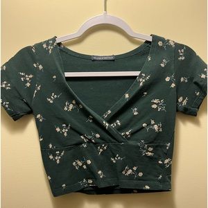 Brandy Melville Green Crop